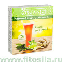 Органик "Имбирный Мохито с витамином C" напиток растворимый, 20 стик/п. х 5,0 г