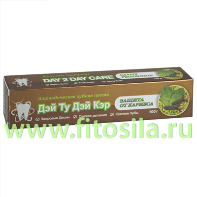 Зубная паста аюрведическая "Дэй Ту Дэй Кэр" Защита от кариеса, 100 г