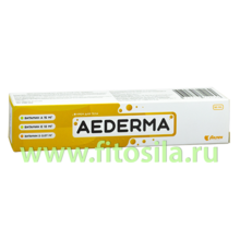 АЕДЕРМА(витамины А15мг,Е10мг,Д 0,07мг) крем для тела 50 мл