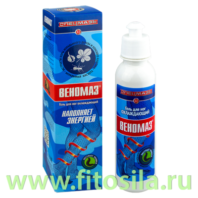 Гель для ног охлаждающий SPETZMAZ BRAND® Веномаз® 150 мл Банка NEW
