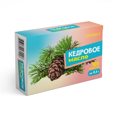 Кедровое масло 100 капс. х 0,3 г "ФИТОСИЛА" ®