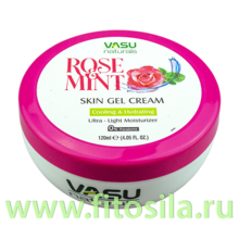 Крем гель для кожи Роза и Мята (Vasu Rose & Mint Skin Cream) 120 мл Trichup