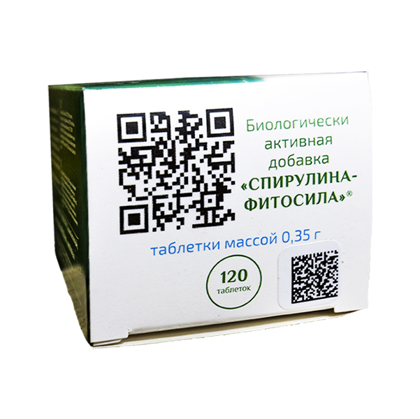Спирулина - Фитосила ® БАД, № 120 табл. х 0,35 г (блистер)