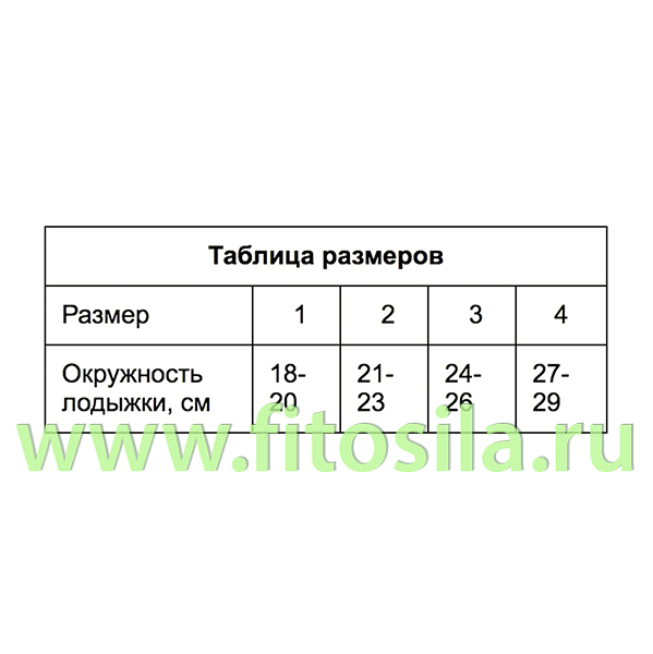 Повязка-носок эластомерная для фиксации голеностопного сустава ПнГс - "ЛПП Фарм" №1