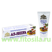Зубная паста гелевая для детей со вкусом фруктовый микс  50 гр AS-SHIFA  Miswak Herbal