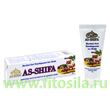 Зубная паста гелевая для детей со вкусом фруктовый микс  50 гр AS-SHIFA  Miswak Herbal