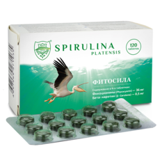 Spirulina – Fitosila Dietary Supplement, № 120 caps. х 0,35 г