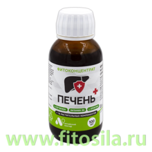 Фитоконцентрат жидкий ПЕЧЕНЬ + 100 мл  "Алтайский нектар"