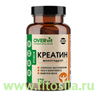 Комплексная добавка к пище Креатин 120капсул (OVERvit)