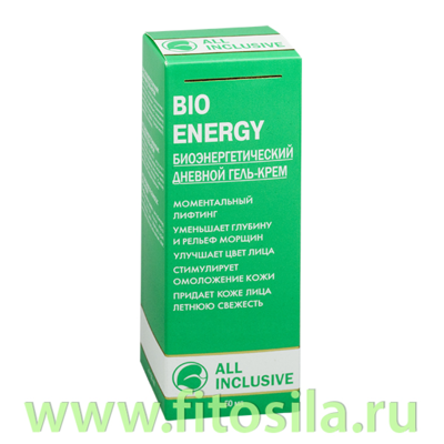 Биоэнергетический дневной гель-крем - Bio energy, 70 мл, "All Inclusive" (200101)