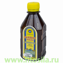 Льняное масло пищевое нерафинированное 0,25 л , т. з. "Василева Слобода" (Чкаловск)